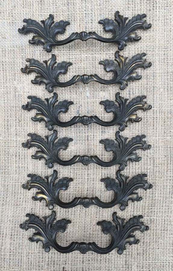 Set of six French provincial pulls