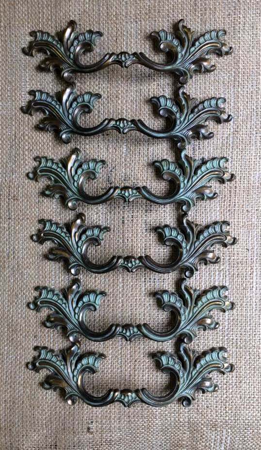 French Provincial pull four and half inch bore